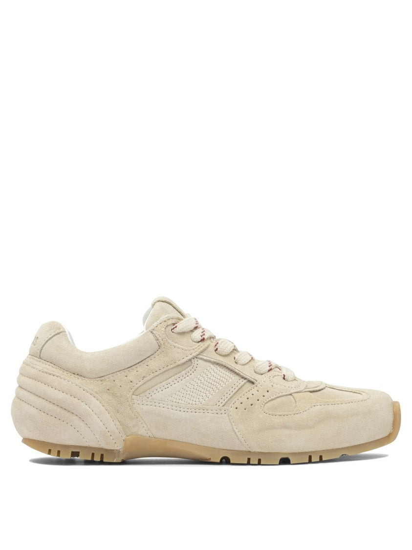 Alohas Tb.56 Suede Cream Leather Sneakers