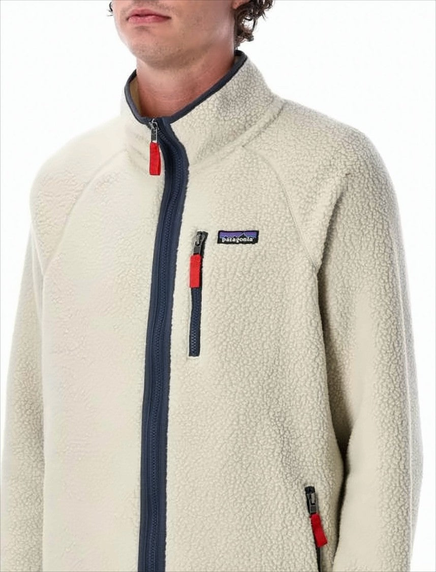 Patagonia Soft Fleece Jacket With Contrasting Trim
