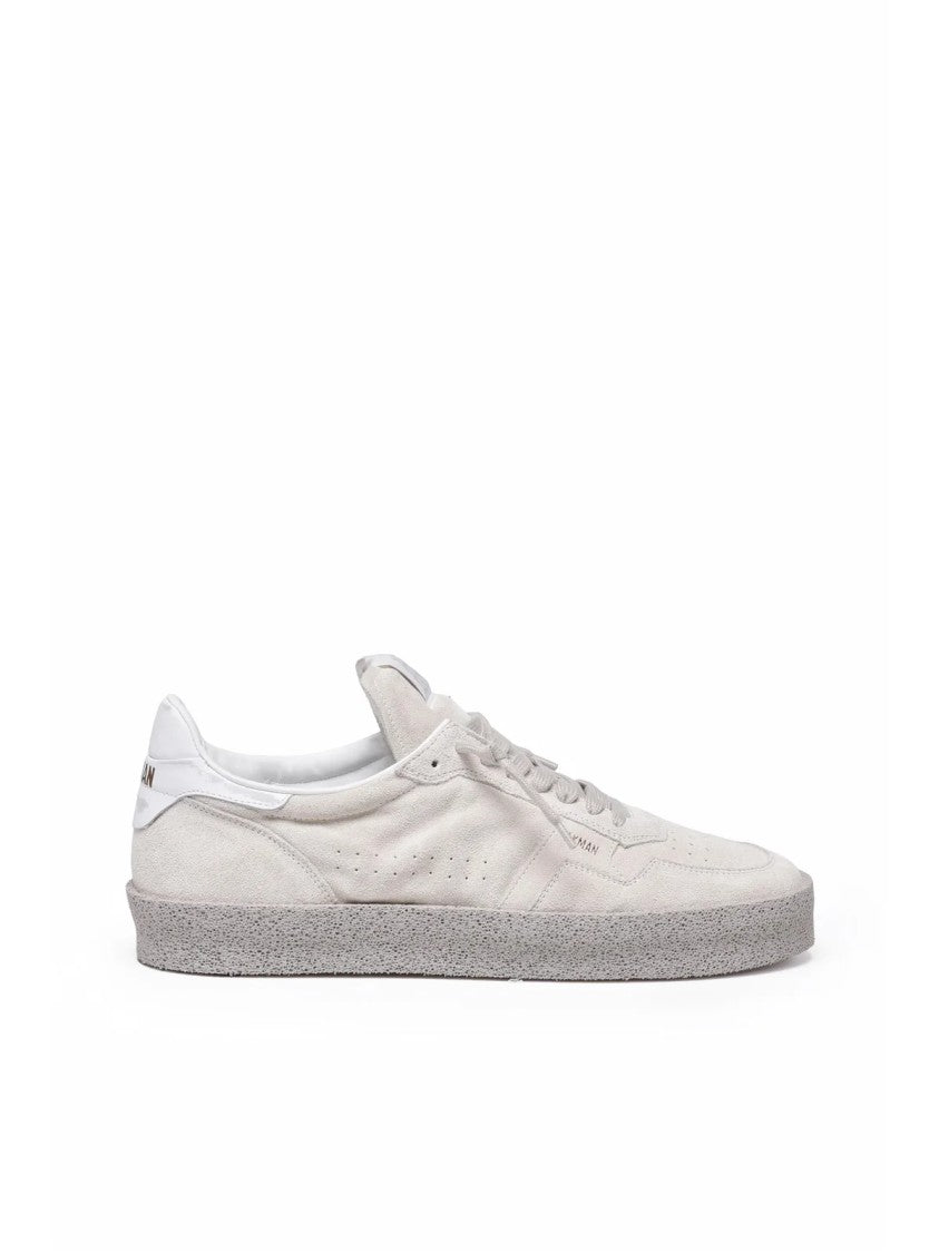Akman White Suede Classic Sneakers
