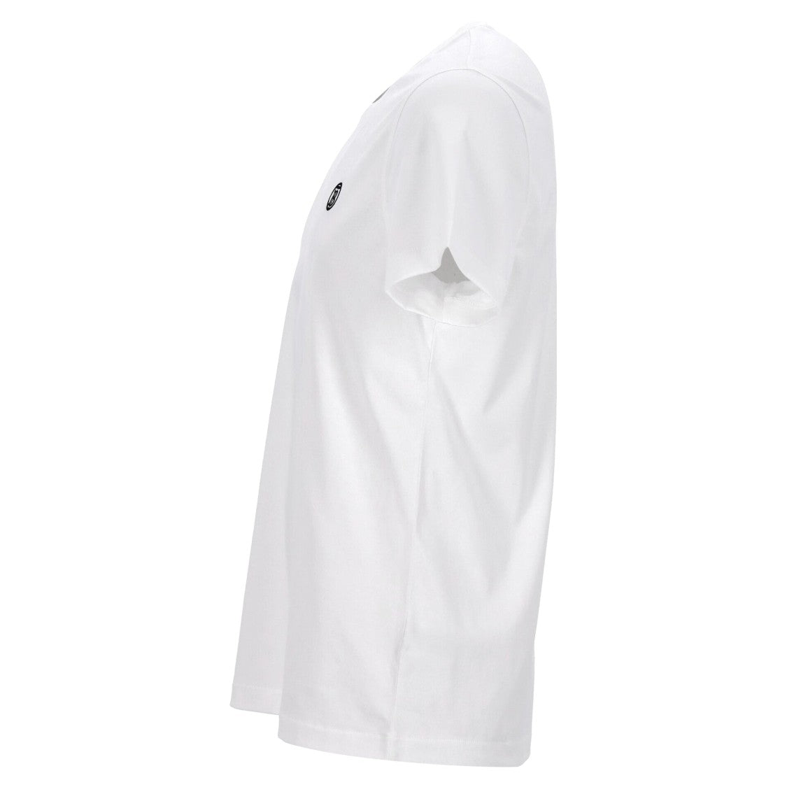 Burberry Monogram Embroidered T-Shirt In Organic Cotton Jersey