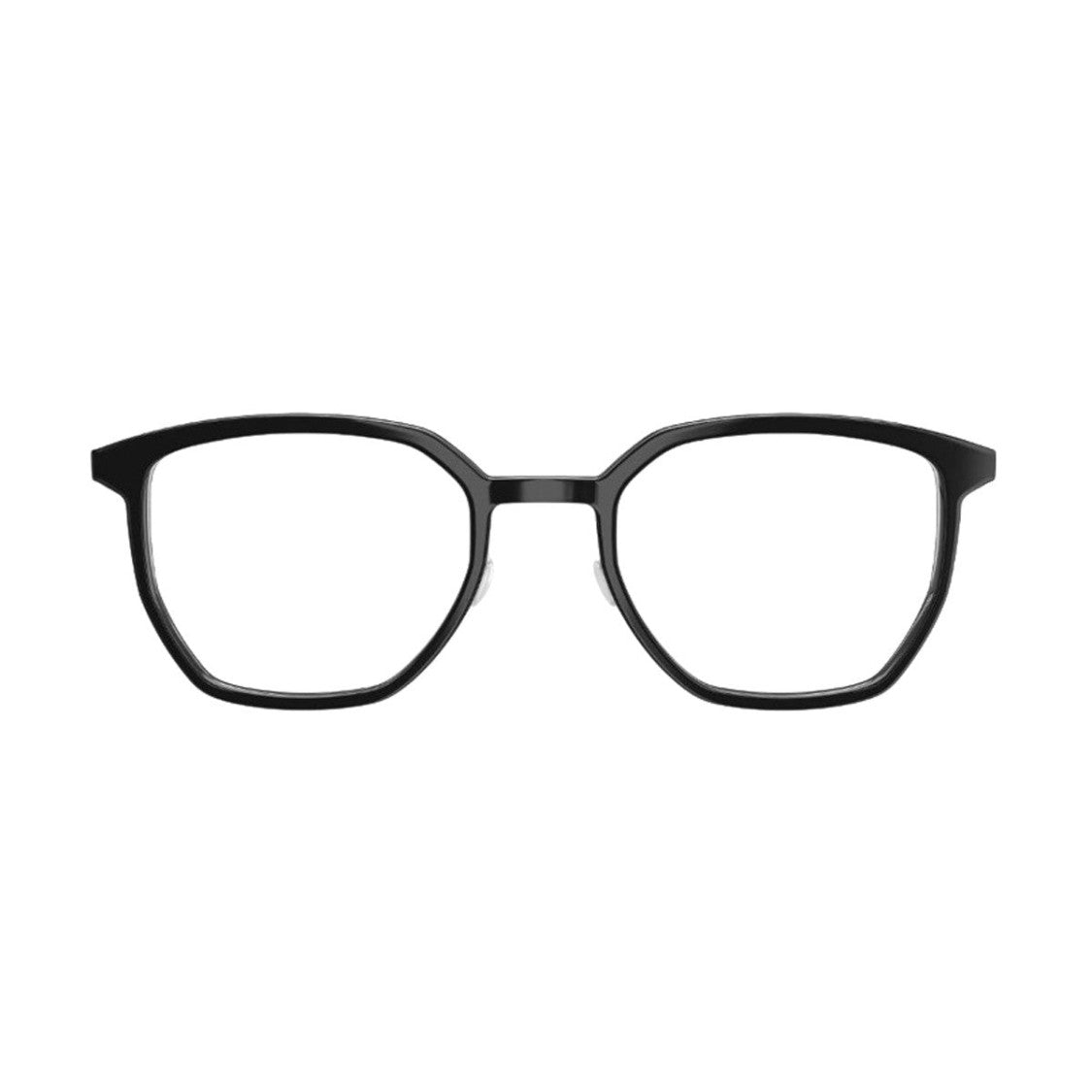 Lindberg Black Acetanium 1055 Titanium-Blend Geometric Sunglasses
