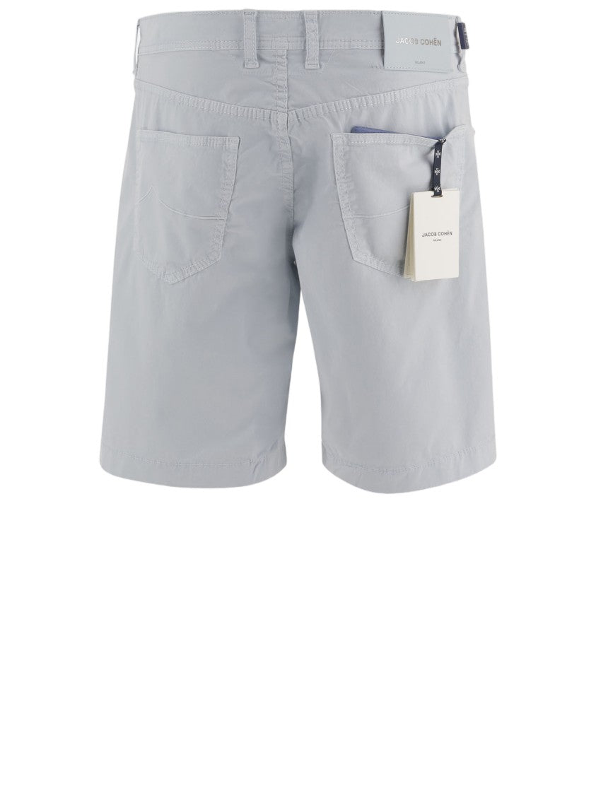 Jacob Cohen Stretch Cotton Shorts With Classic Five-Pocket Design