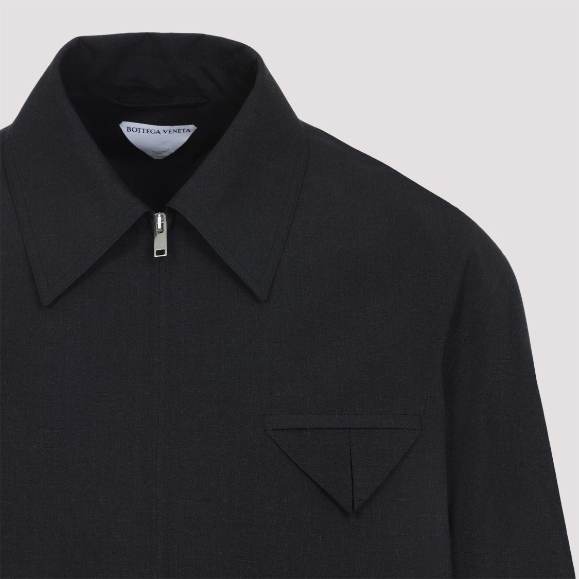 Bottega Veneta Wool Jacket With Zip Closure