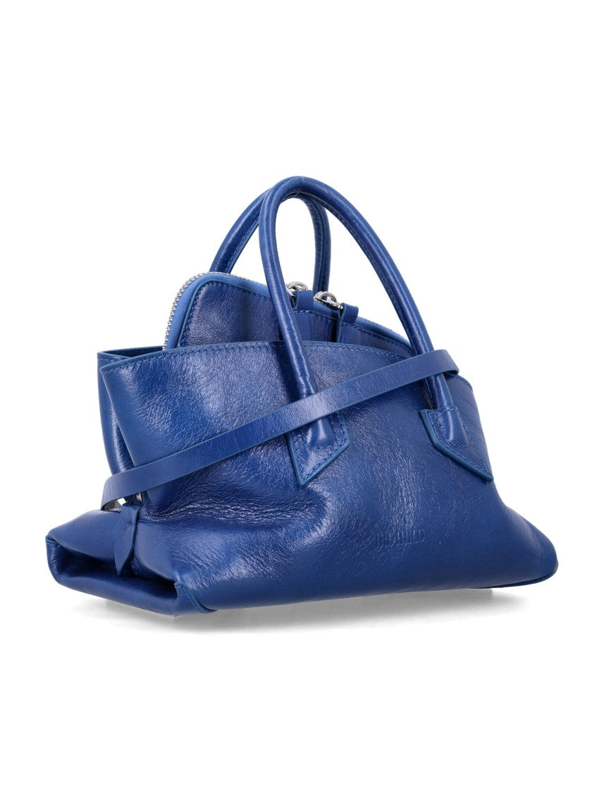 The Attico La Passeggiata Mini Leather Top Handbag Bag
