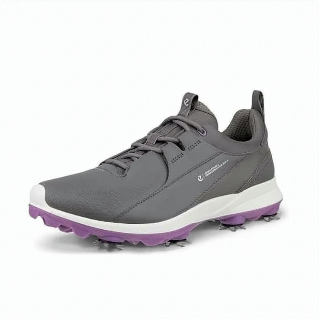 Ecco Smooth Leather Sneakers With Lace-Up Design