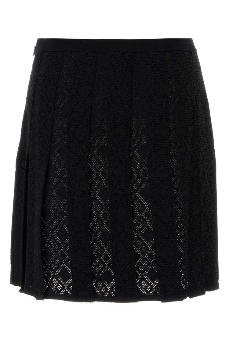 Givenchy Black Viscose Blend Skirt
