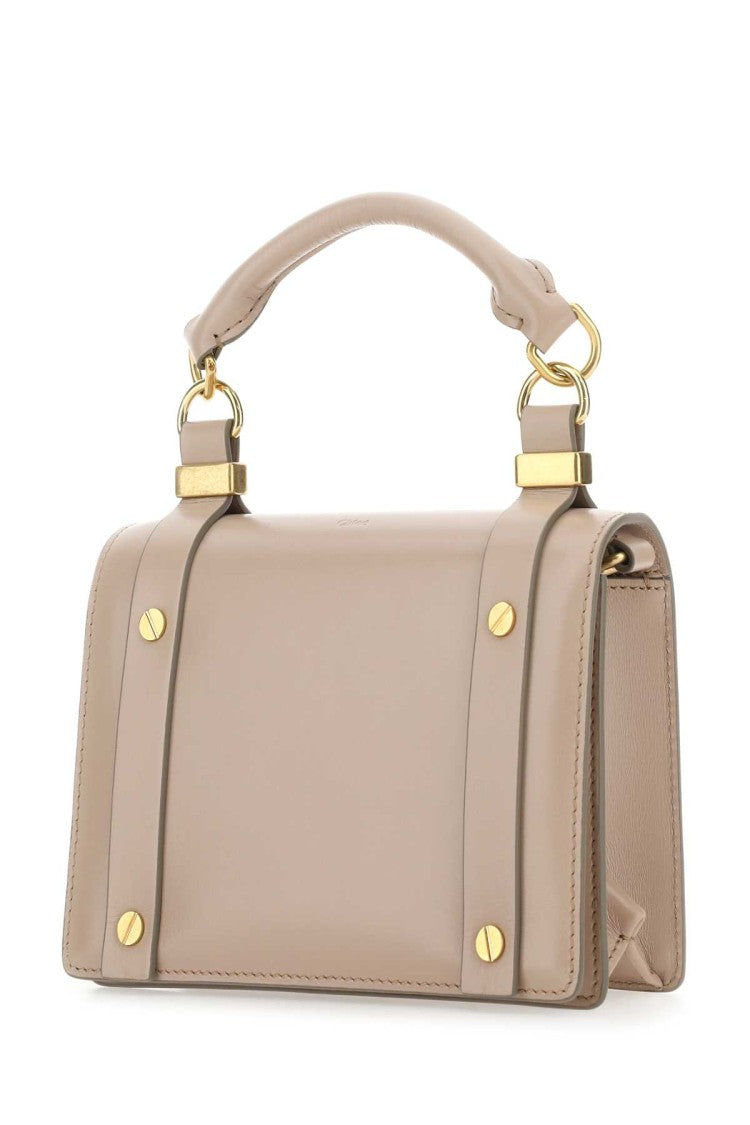 Chloé Powder Pink Leather Small Ora Handbag