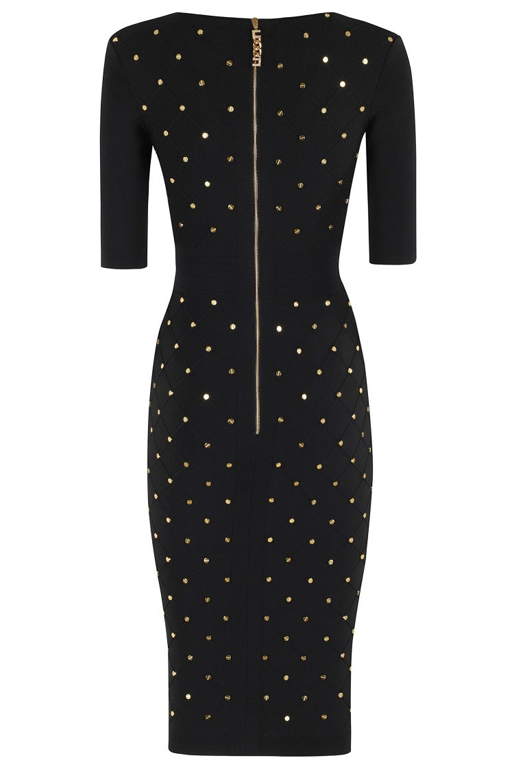 Elisabetta Franchi Knitted Midi Dress