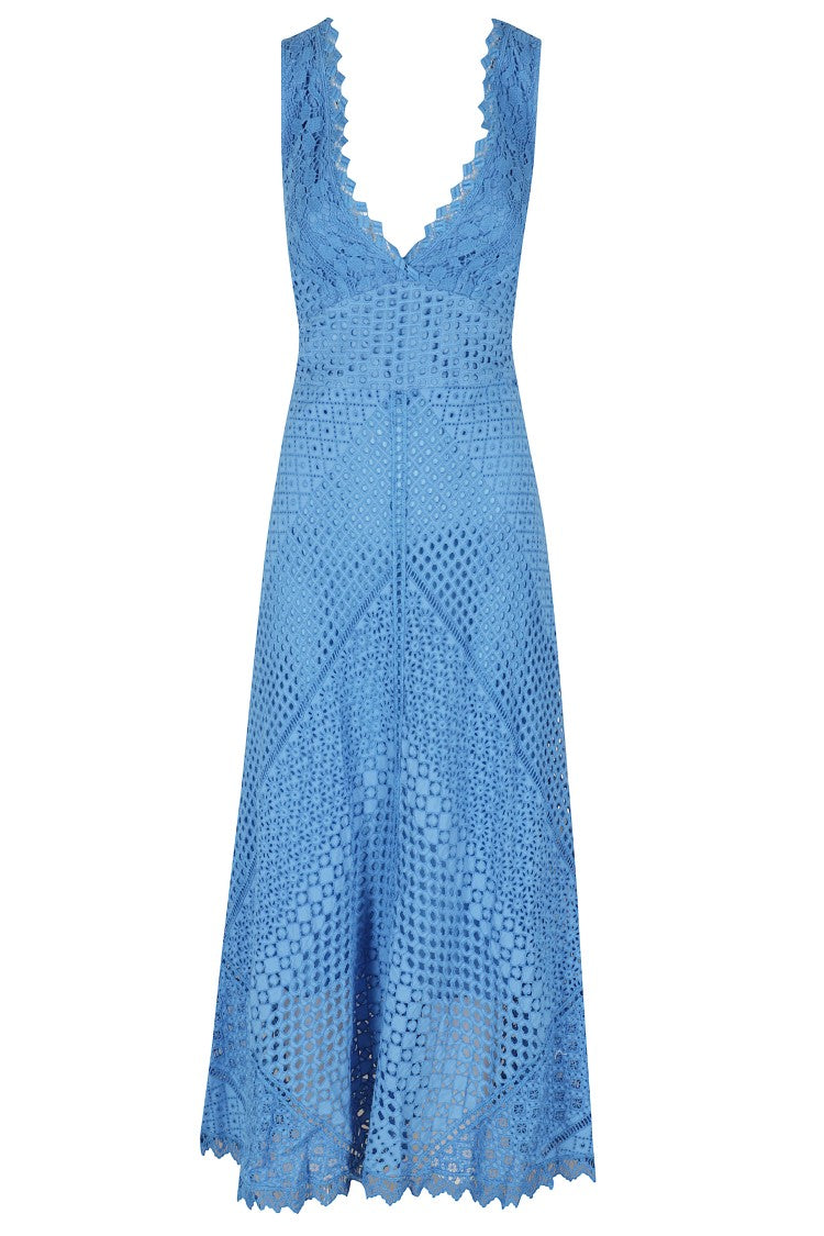 Temptation Positano Ticino Dress - Cobalt