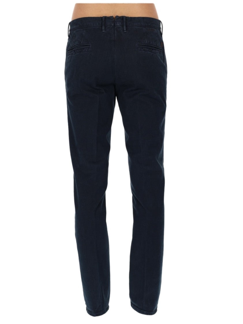 Incotex Navy Blue Slim-Fit Stretch Jeans