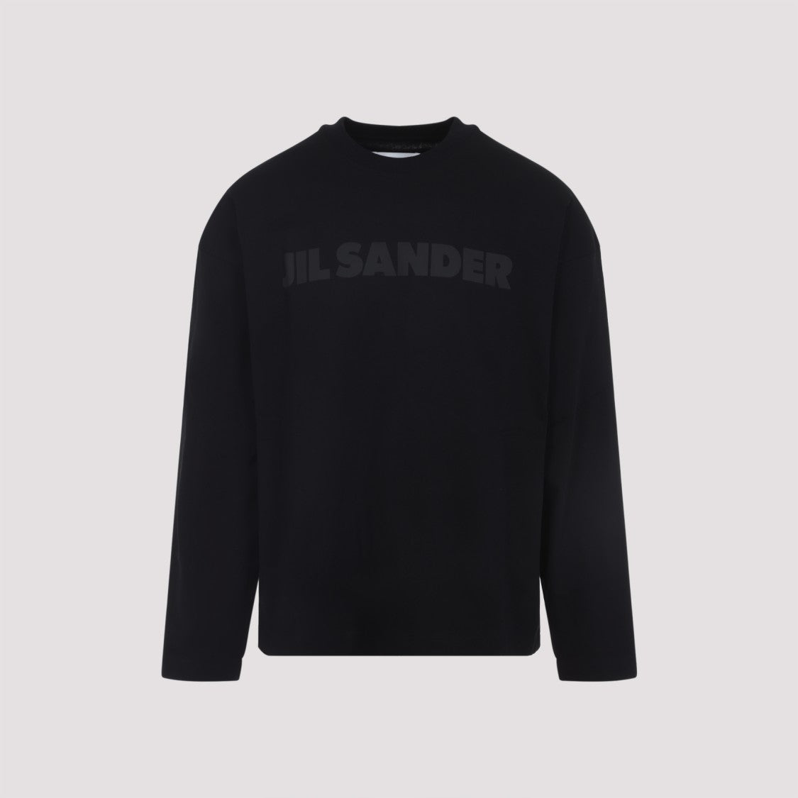 Jil Sander Black Cotton Cn Long Sleeves Os T-Shirt