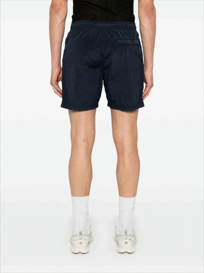 Stone Island Mid-Thigh Navy Shorts