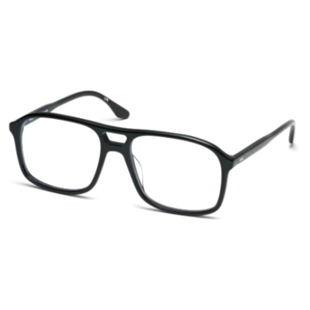 Peter And May Little Eva Rectangular Acetate Eyeglasses With Subtle Bridge Cutout
