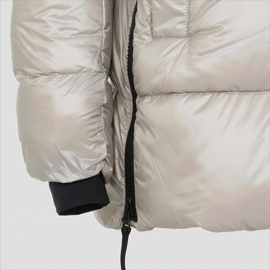 Canada Goose Glossy Quilted Padded Jacket With Adjustable Hood
