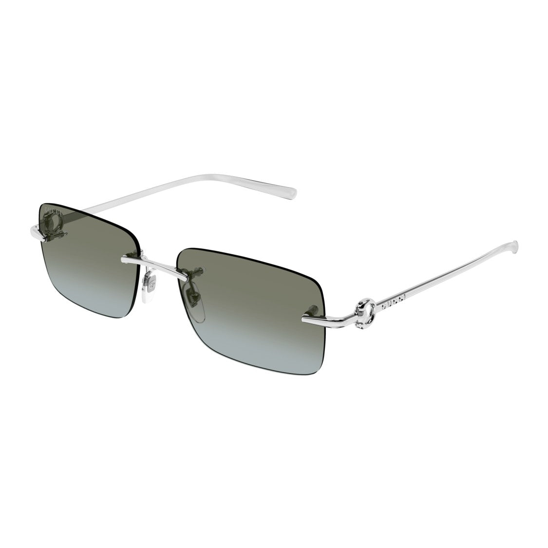 Gucci Gg1703s Rimless Rectangular Sunglasses