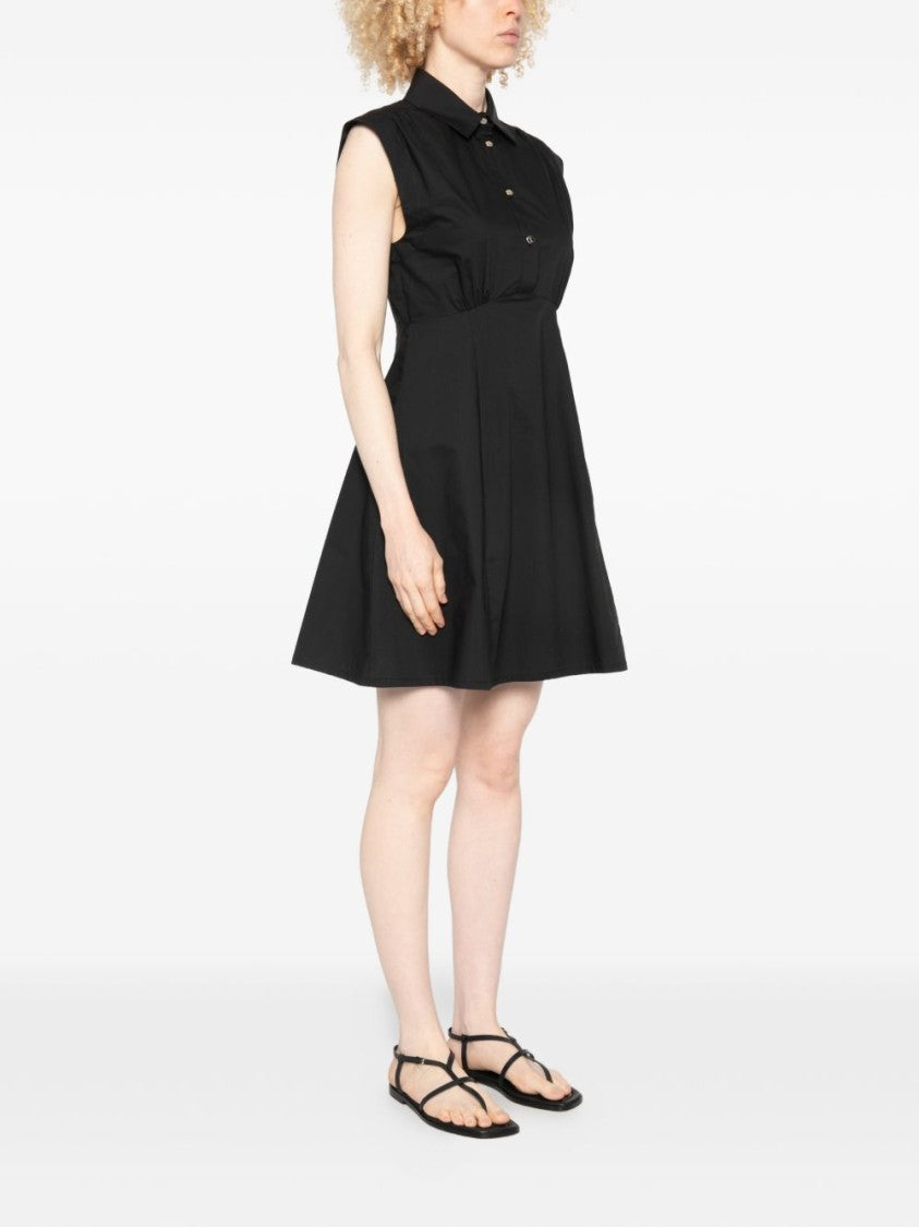 Liu Jo Black Buttoned Sleeveless Day Dress