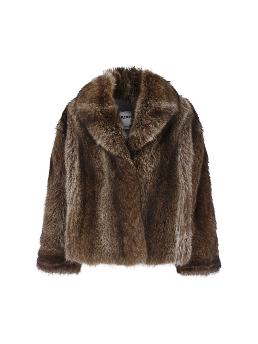 Iacopa Sepe Shawl Lapels Fur Jacket