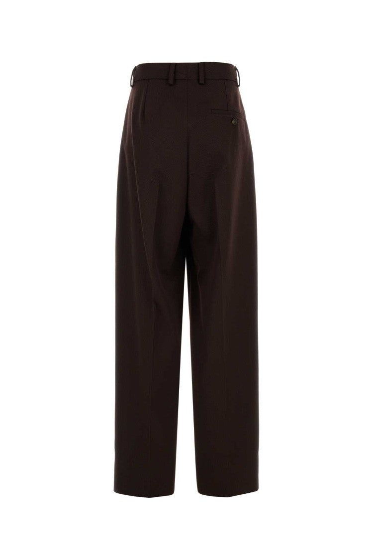 Stella Mccartney Dark Brown Twill Pant