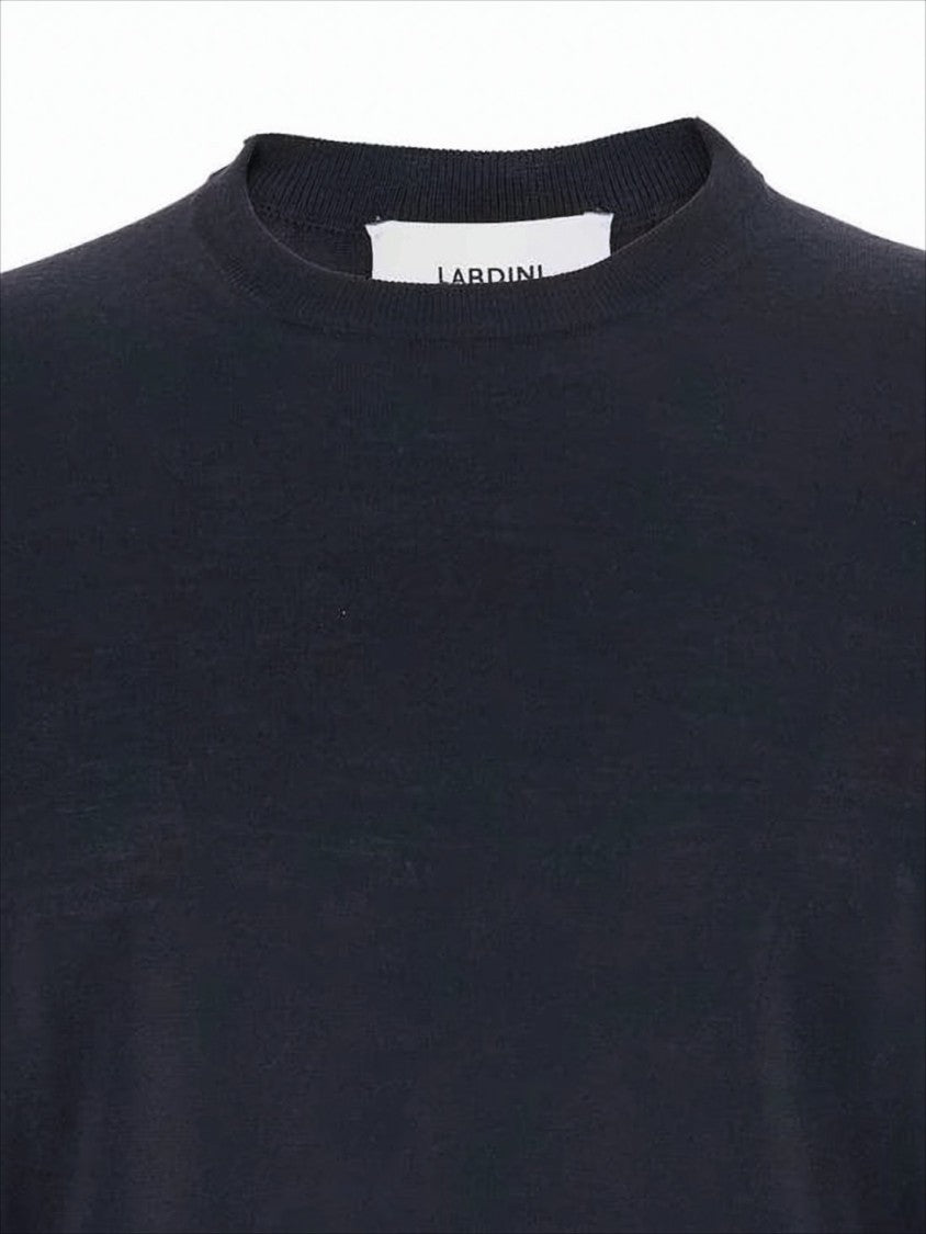 Lardini Refined Blue Wool Sweater