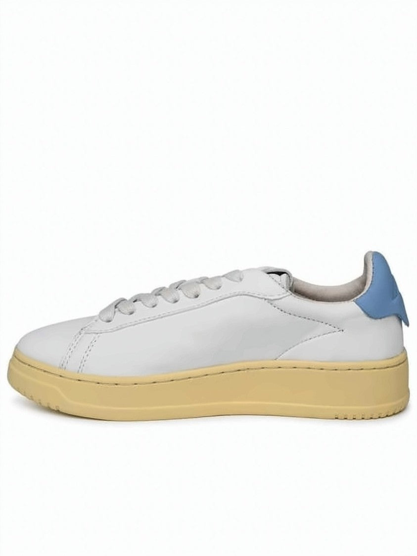 Autry Low-Top Goat Skin Sneakers With Vintage Detail