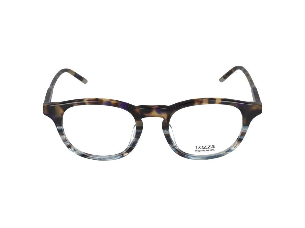 Lozza Eyeglasses Vl4238 0Wtg Havana Striata Blu Lucida 49/20/145