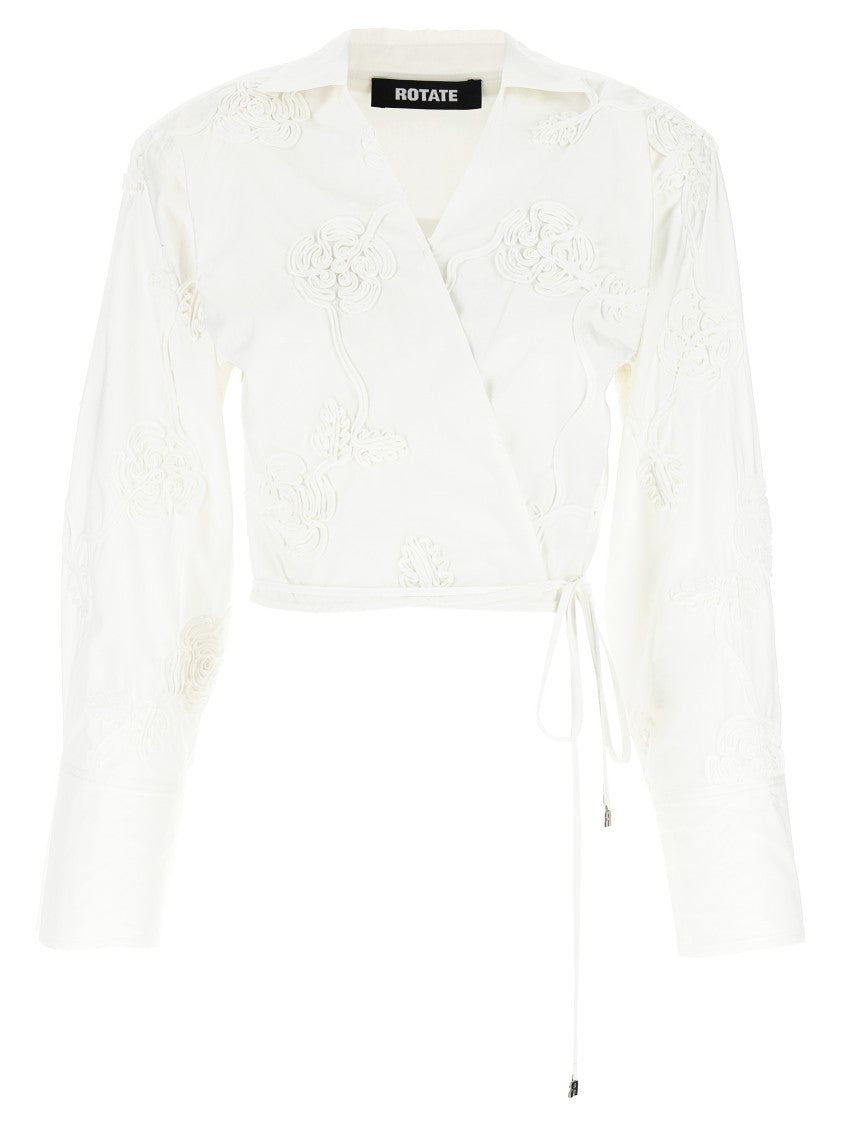 Rotate Birger Christensen 'Wrap Cotton' Shirt