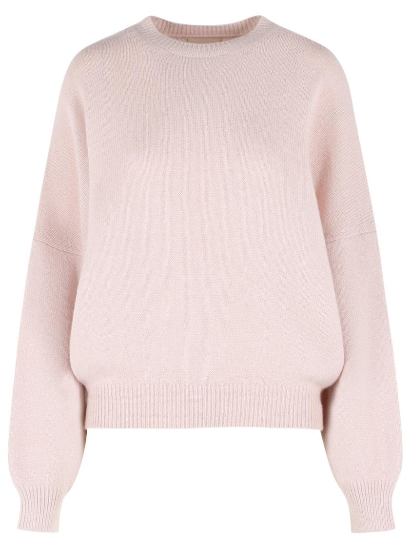 Khaite 'Margaux' Pink Cashmere Sweater