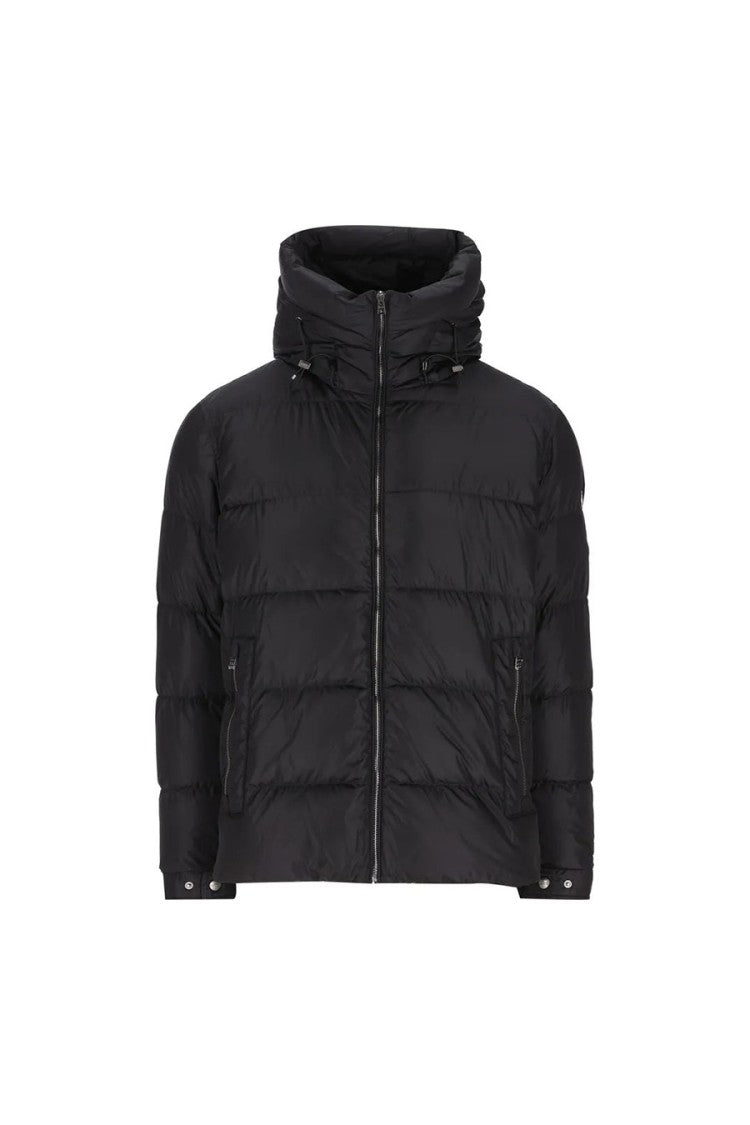 Herno Black Polyester Hooded Puffer Jacket