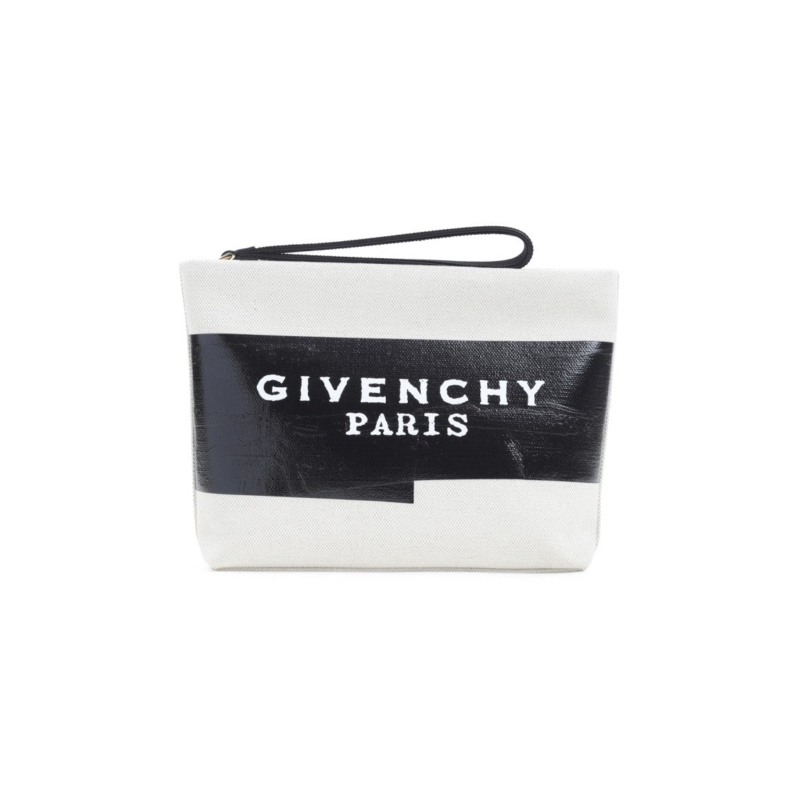Givenchy Beige Slack Cotton Logo Pouch