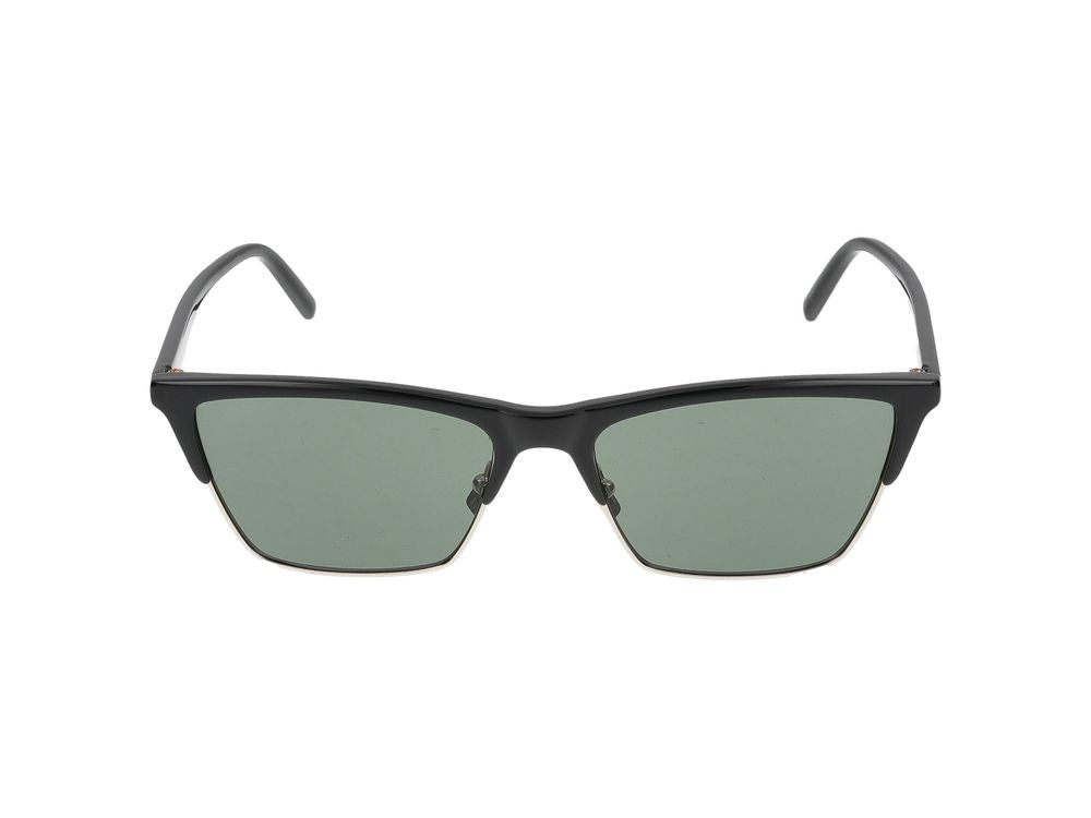 Saint Laurent Black Tinted Lenses Rectangular Frame Sunglasses