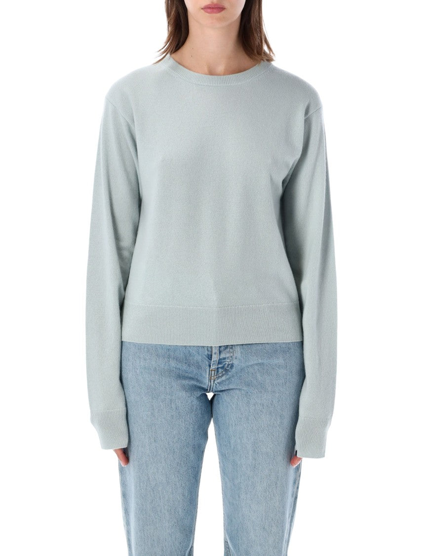 Extreme Cashmere March Lightweight Ribbed Cashmere Crewneck Sweater