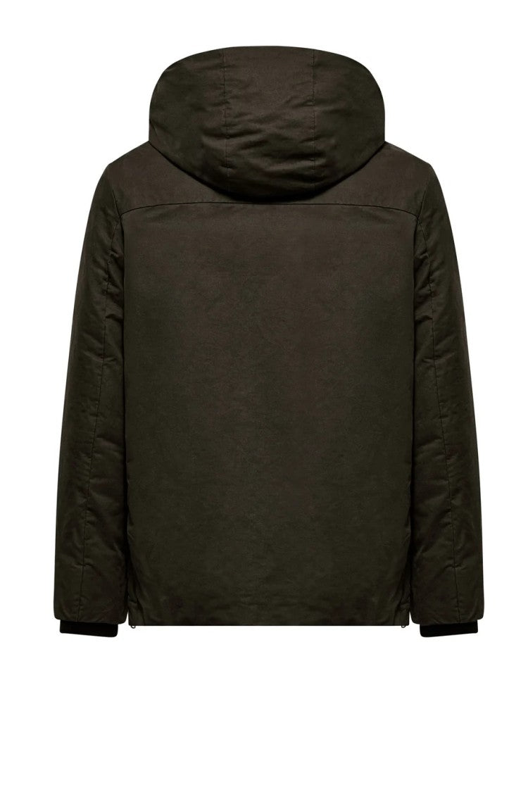 Bomboogie Functional Windbreaker With Removable Hood