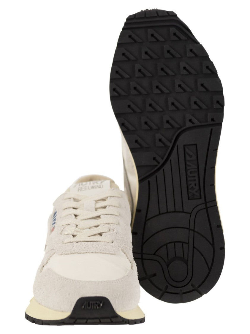 Autry Reelwind - Suede And Technical Textile Trainer