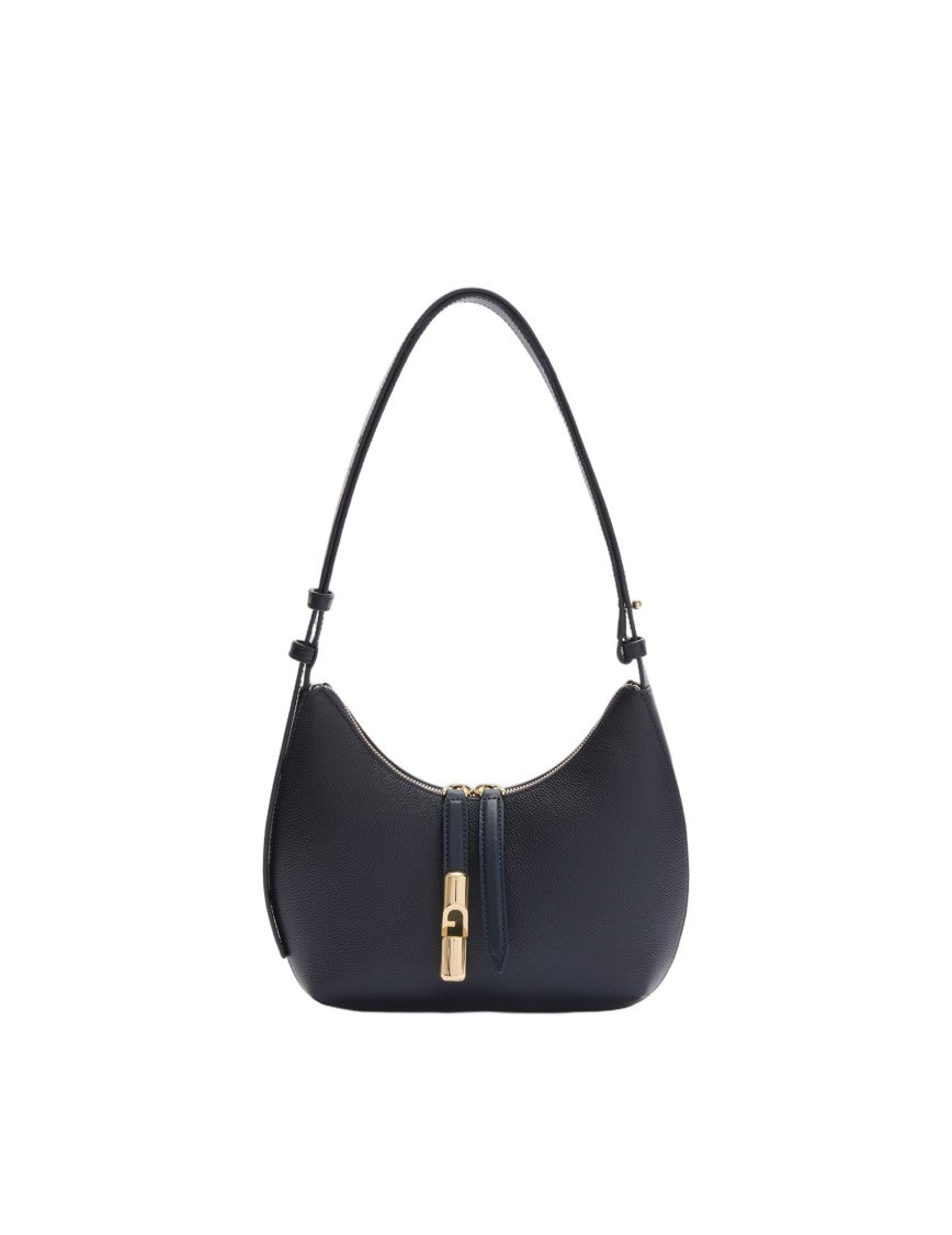 Furla Goccia S Leather Shoulder Bag, Blue