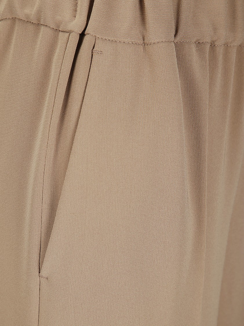 Alberto Biani Straight-Leg Trousers With Elastic Waistband