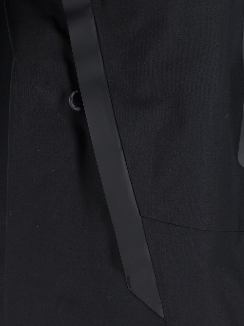 And Wander Black 2.5 L High-Collar Zip Jacket