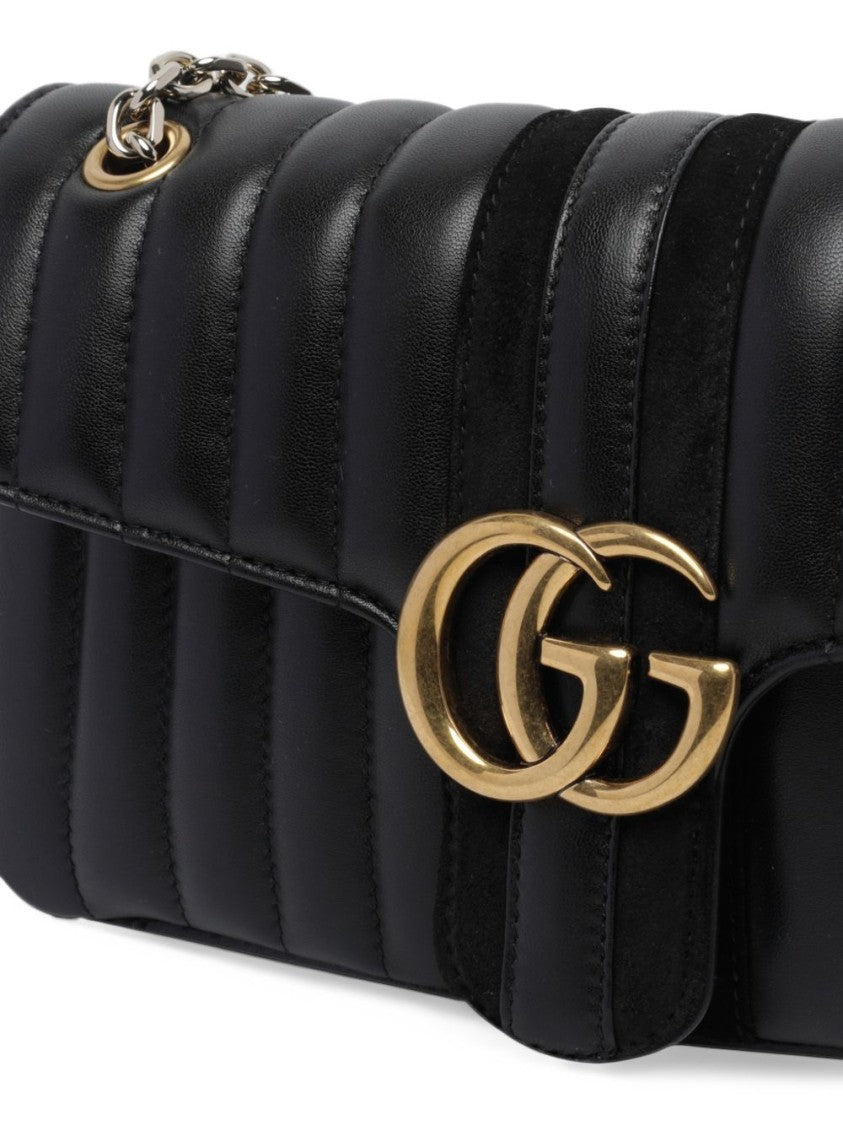 Gucci Black Quilted Lamb Leather Shoulder Bag