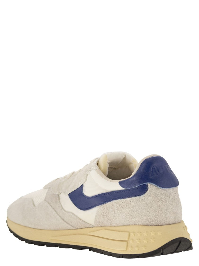 Autry Reelwind - Suede And Technical Textile Trainer