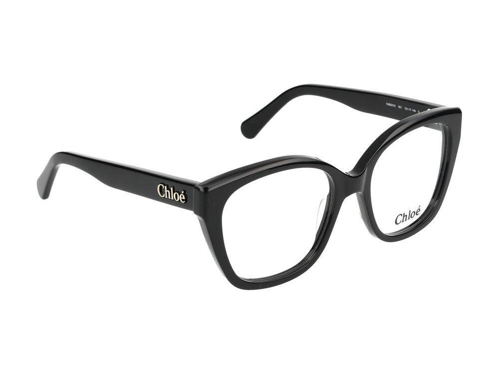 Chloé Black Ch0241o Acetate Oversized Square Frame Eyeglasses
