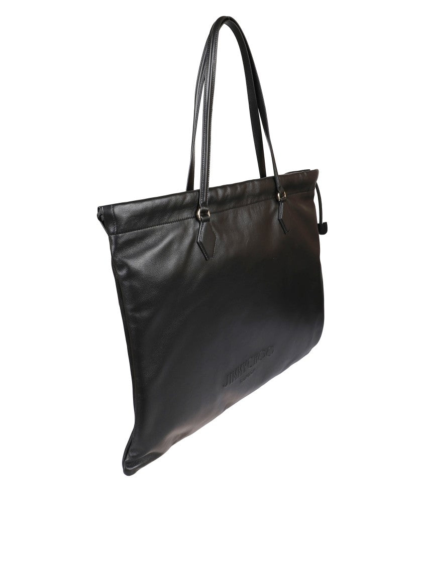 Jimmy Choo Black Tote With Smooth Leather Finish
