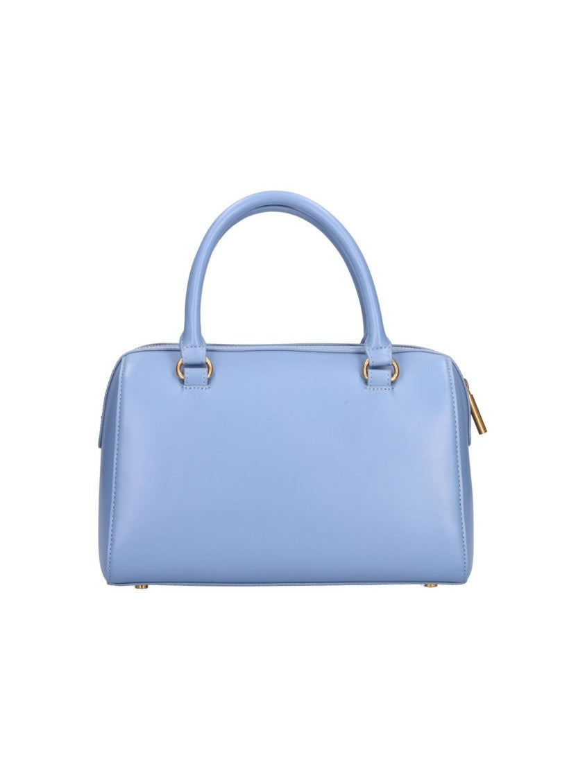 Liu Jo Blue Denim Handbag Gold Hardware Logo