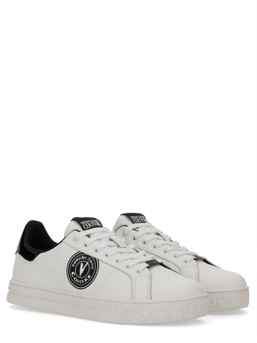 Versace Jeans Couture Versace Jeans Couture White Leather Sneakers