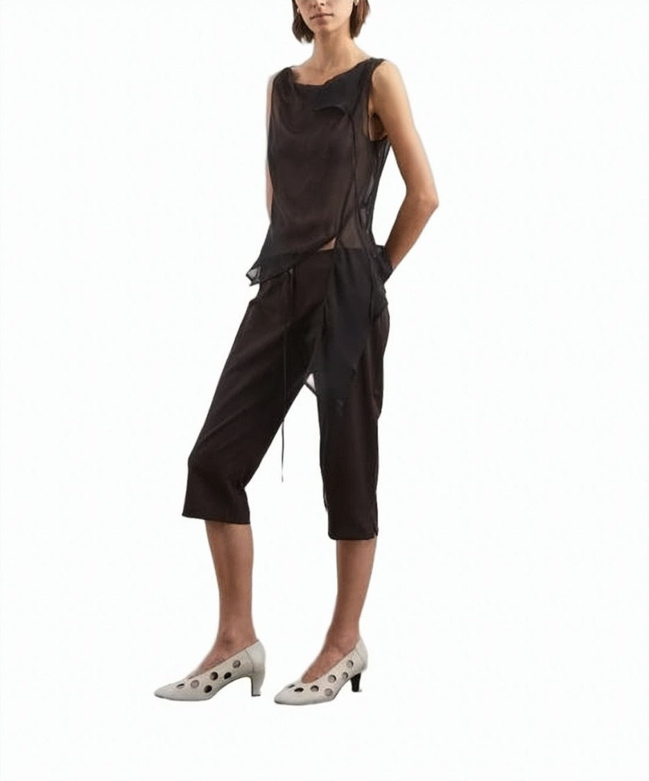 Paloma Wool Knee-Length Tailored Shorts With Subtle Cut-Out Details