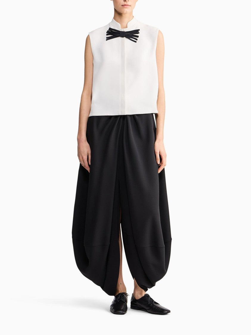 Giorgio Armani Black Balloon Pleated Skirt