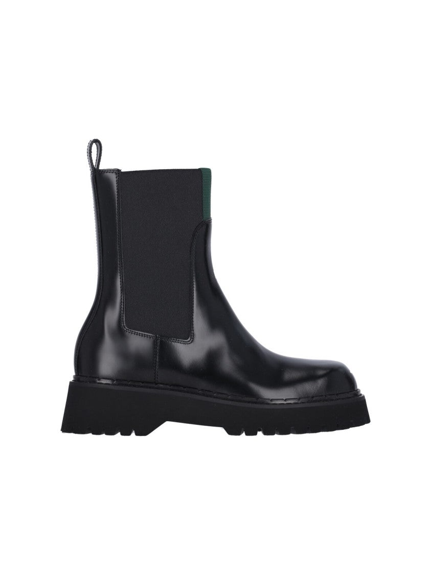 Gucci Web' Boots – Black