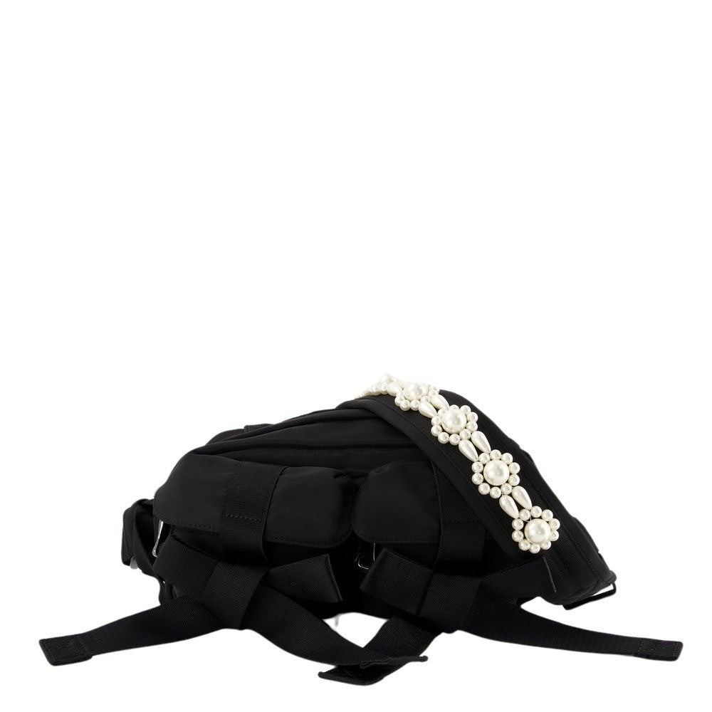Simone Rocha Bow Crossbody - Simone Rocha - Nylon - Black