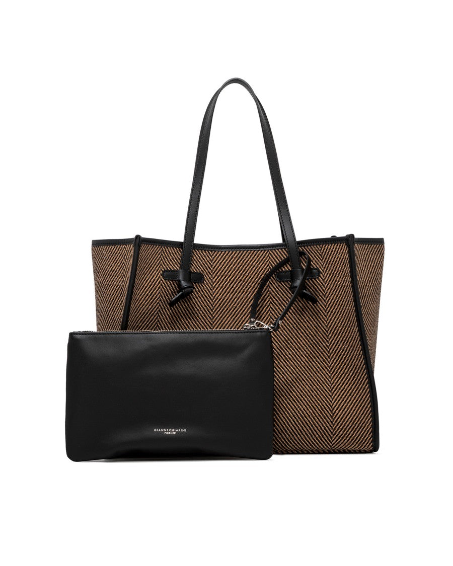 Marcella Club X Gianni Chiarini Marcella Brown Shoulder Bag