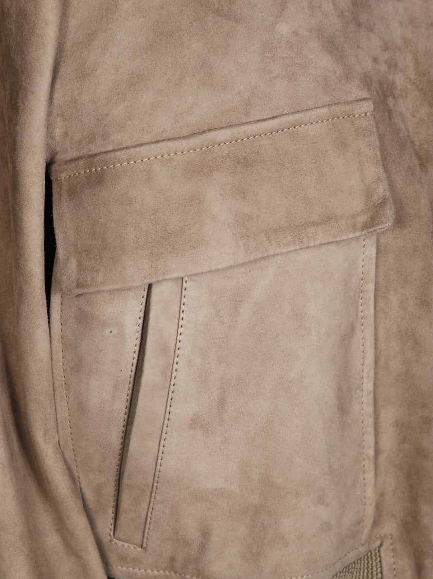 Salvatore Santoro Soft Leather Bomber Jacket