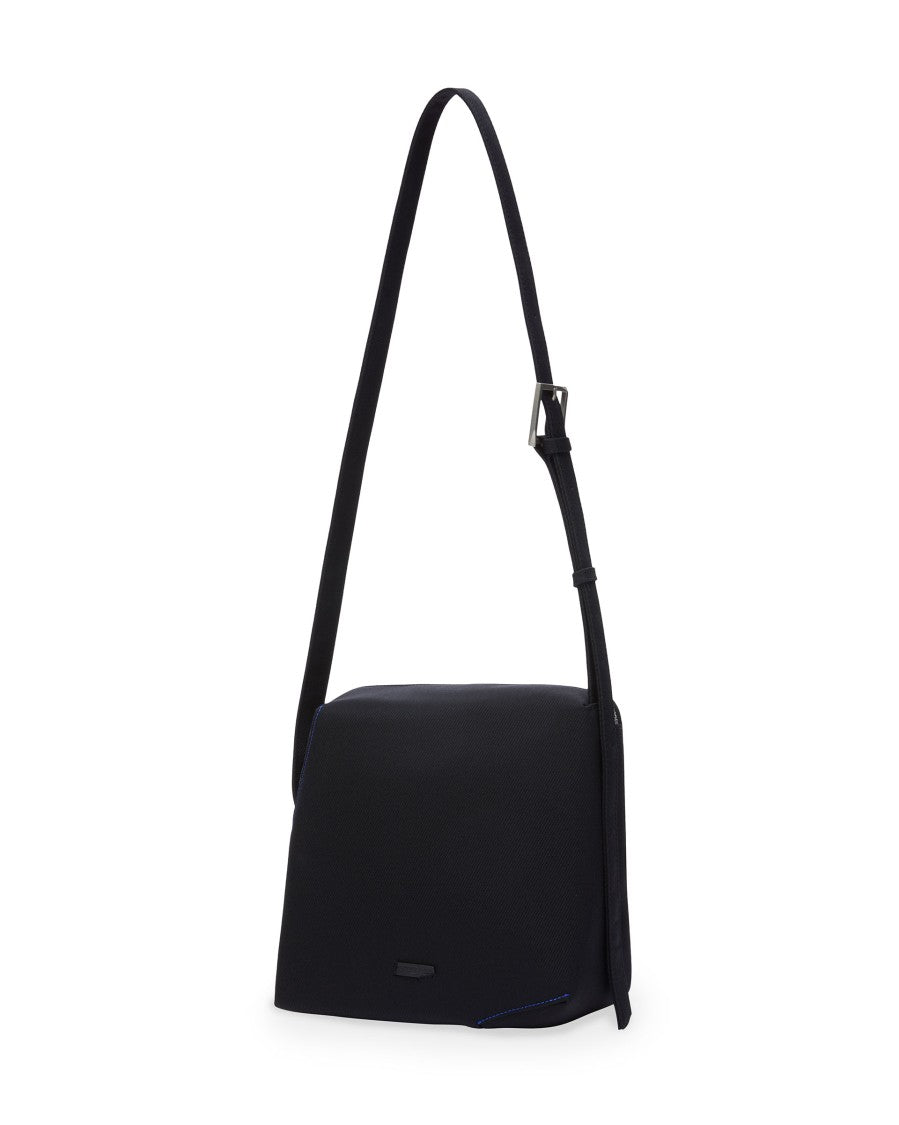 Adererror Asymmetric Grained Leather Crossbody Bag