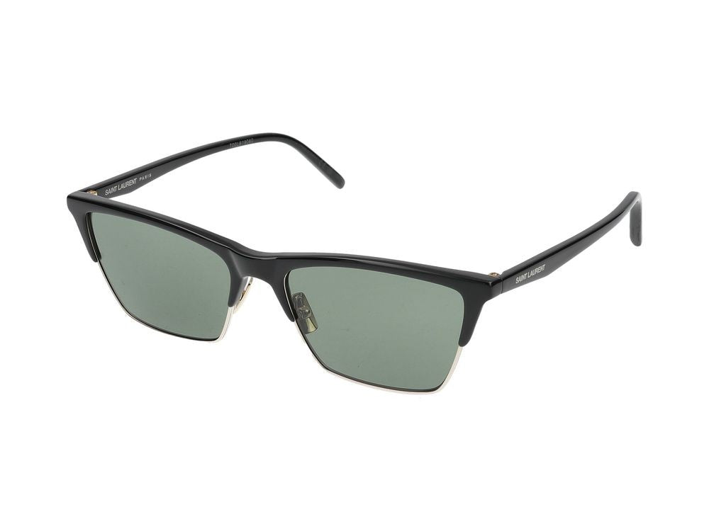 Saint Laurent Black Tinted Lenses Rectangular Frame Sunglasses